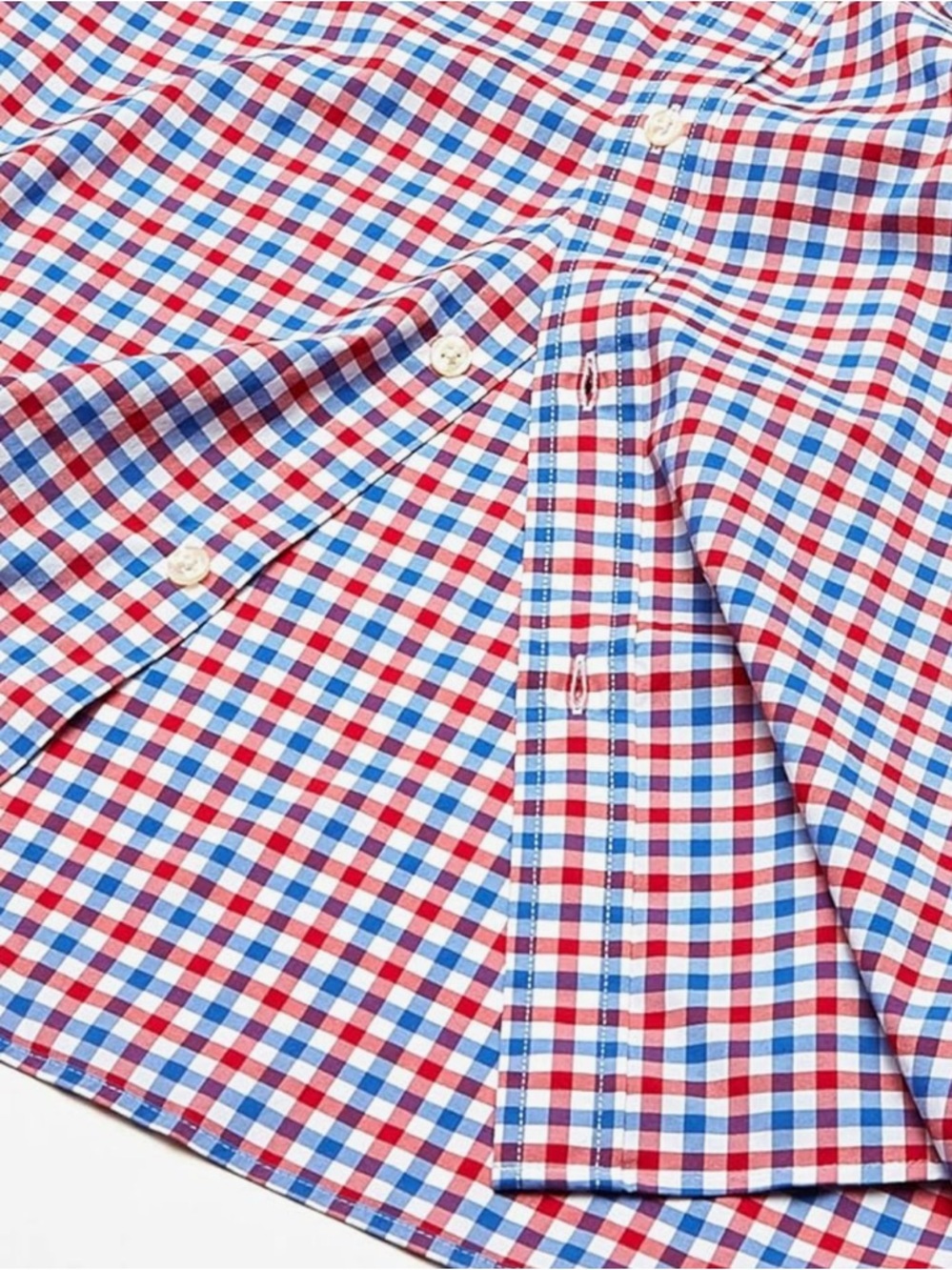 Vineyard Vines Pink and Navy Gingham Button-Down Shirt 🐋 - Picture 2 of 11